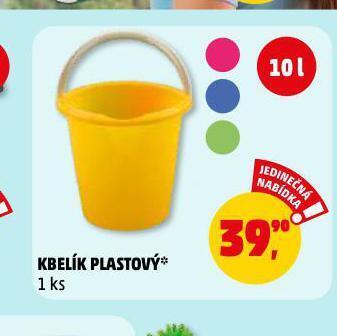Kbelík plastový