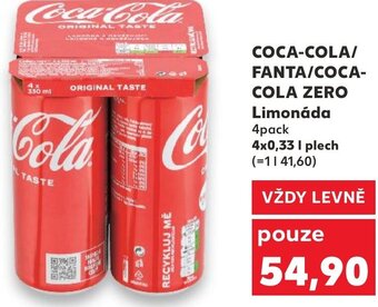 Kaufland COCA-COLA/ FANTA/COCA- COLA ZERO nabídka