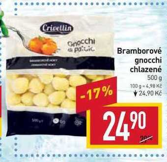 Billa Bramborové gnocchi chlazené 500 g nabídka