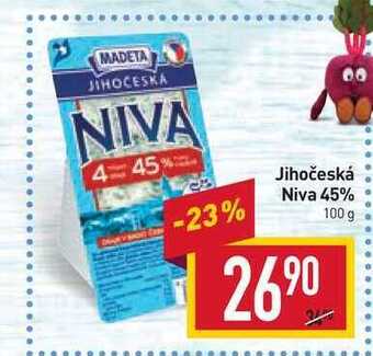 Billa Jihočeská niva 45% 100 g nabídka