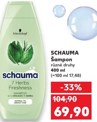 Kaufland SCHAUMA Šampon nabídka