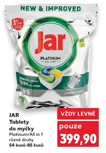 Kaufland JAR Tablety do myčky nabídka