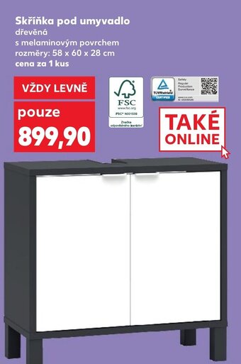 Skříňka pod umyvadlo