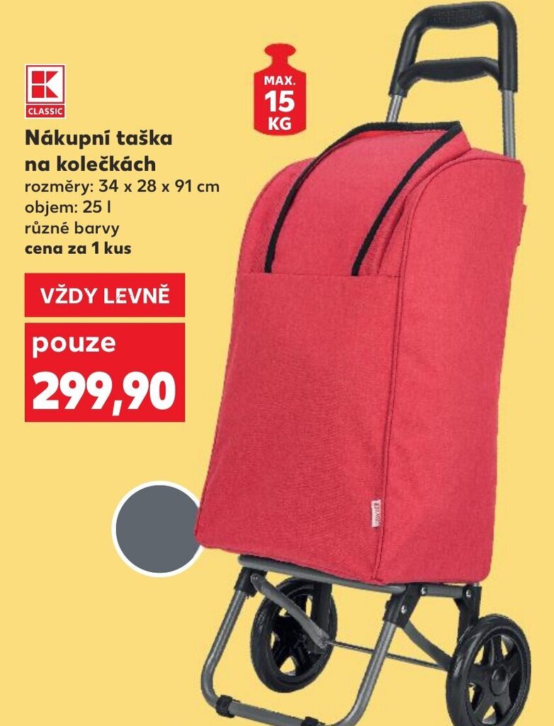 Kaufland Nákupní taška na kolečkách nabídka