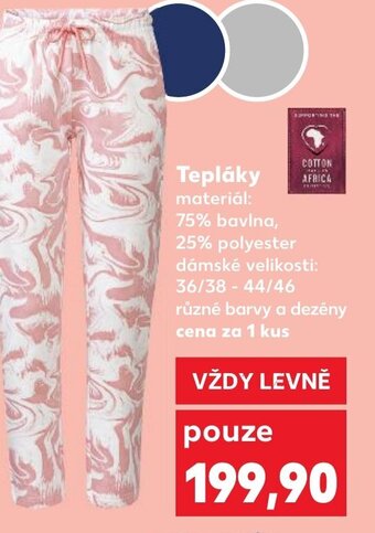Kaufland Tepláky nabídka