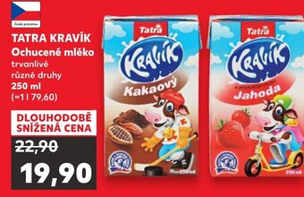 Kaufland TATRA KRAVÍK Ochucené mléko nabídka