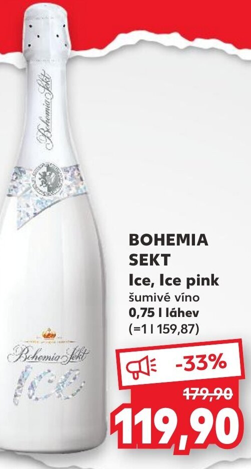 Kaufland BOHEMIA SEKT Ice, Ice pink nabídka