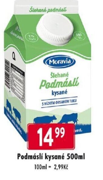 Podmáslí kysané 500ml