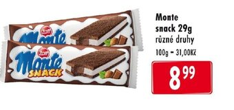 Qanto Monte snack 29g nabídka