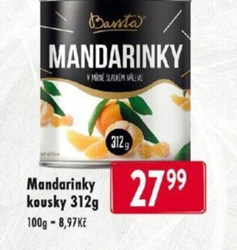 Qanto Mandarinky kousky 312g nabídka