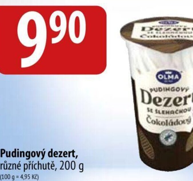 Bala Pudingový dezert, různé příchutě, 200 g nabídka