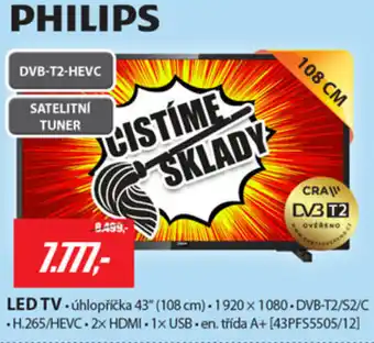 Planeo Elektro Philips LED TV 43PFS5505/12 nabídka