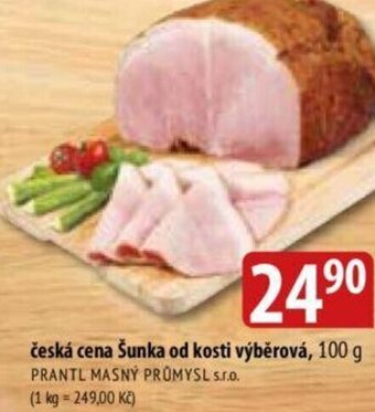 Bala česká cena Šunka od kosti výběrová, 100 g nabídka