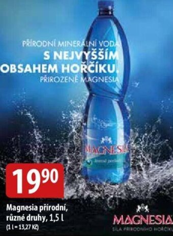 Bala Magnesia přírodní, různé druhy, 1,5 L nabídka
