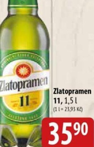 Bala Zlatopramen 11, 1,5 L nabídka