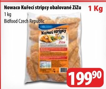 Nowaco Kuřecí stripsy obalované Zizu 1 Kg