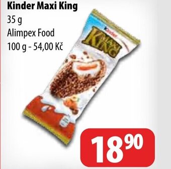 Partner Maloobchodní síť Kinder Maxi King nabídka