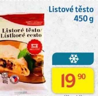 Kubík potraviny Listové těsto 450 g nabídka