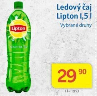 Kubík potraviny Ledový čaj Lipton 1,5L nabídka