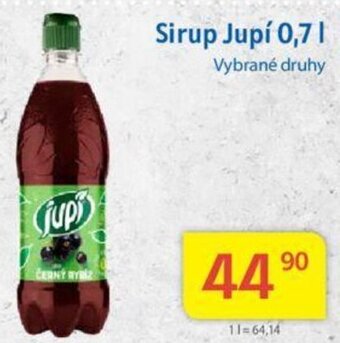 Kubík potraviny Sirup Jupí 0,7L nabídka