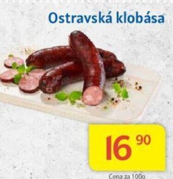 Kubík potraviny Ostravská klobása nabídka