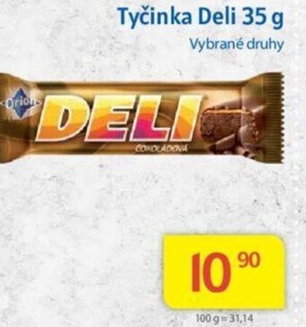 Kubík potraviny Tyčinka Deli 35 g nabídka