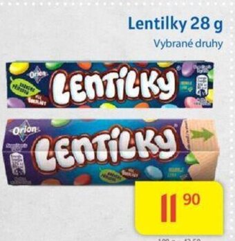 Kubík potraviny Lentilky 28 g nabídka