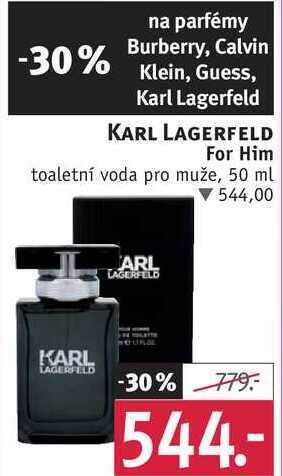 Rossmann Karl lagerfeld for him toaletní voda pro muže, 50 ml nabídka