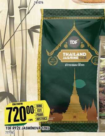 Tamda Foods Tdf rýže jasmínová 17kg nabídka