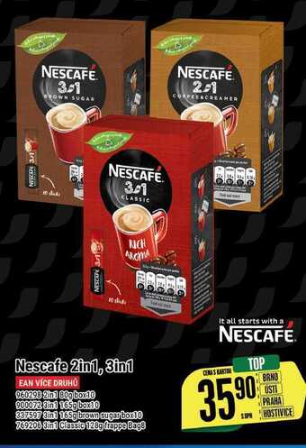 Tamda Foods Nescafe 2in1, 3in1 nabídka