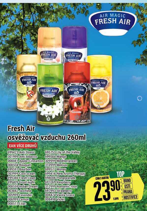 Tamda Foods Fresh air osvěžovač vzduchu 260ml nabídka