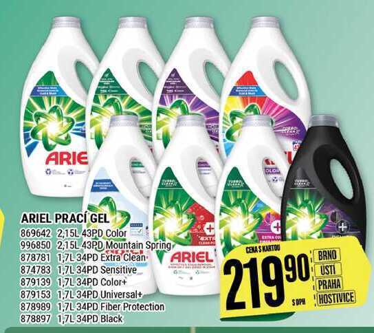 Tamda Foods Ariel prací gel nabídka