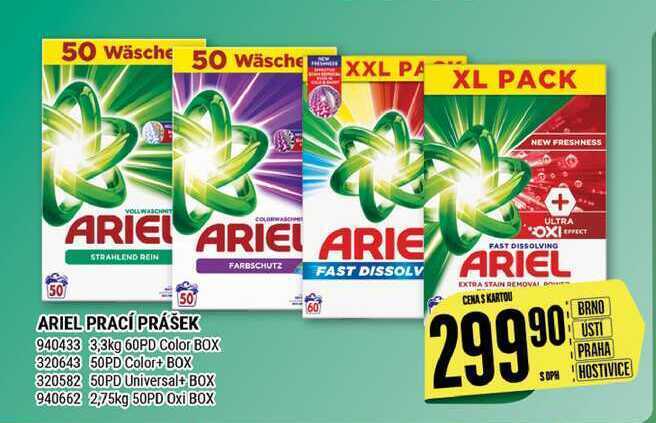 Tamda Foods Ariel prací prášek nabídka