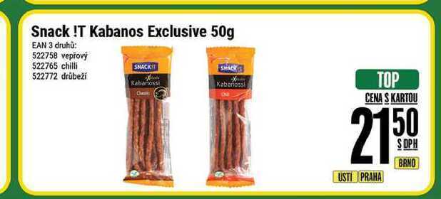 Tamda Foods Snack !t kabanos exclusive 50 g nabídka