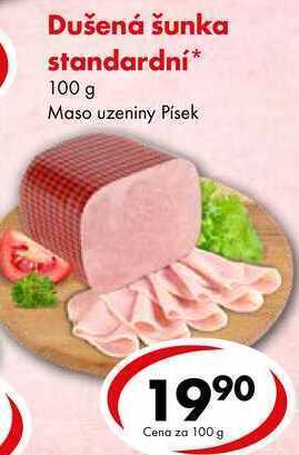 CBA Dušená šunka standardní*, 100 g nabídka