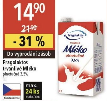 Globus Pragolaktos trvanlivé Mléko nabídka