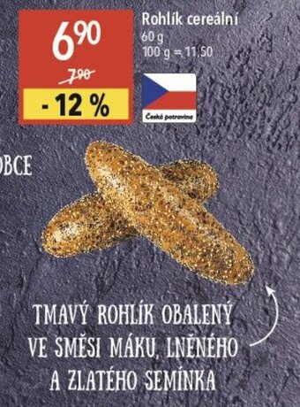 Globus Rohlík cereální nabídka