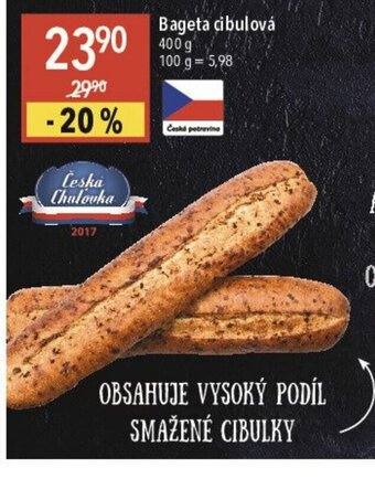 Globus Bageta cibulová 400 g nabídka