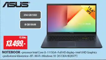 Planeo Elektro Asus Notebook X513EA-BQ937T nabídka