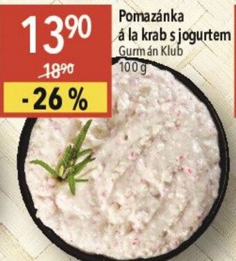 Globus Pomazánka á la krab s jogurtem nabídka
