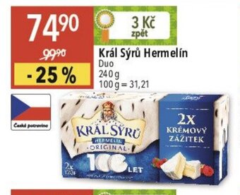 Globus Král Sýrů Hermelín nabídka