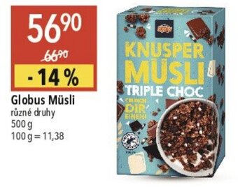Globus Globus Müsli nabídka