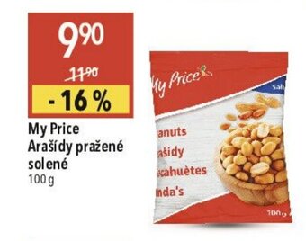 Globus My Price Arašídy pražené solené nabídka