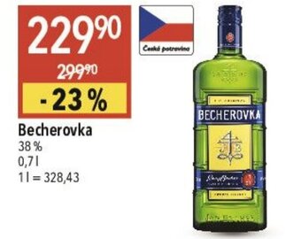 Globus Becherovka nabídka