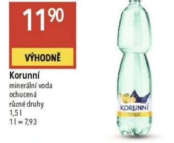 Globus Korunní minerální voda nabídka