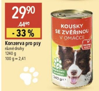 Globus Konzerva pro psy nabídka