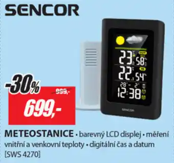 Planeo Elektro Sencor Metostanice SWS 4270 nabídka