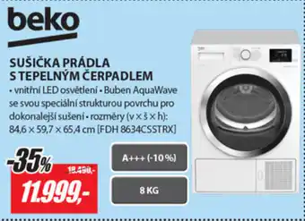 Planeo Elektro Beko Sušička Prádla S Tepelným Čerpadlem nabídka