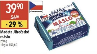 Globus Madeta Jihočeské máslo nabídka
