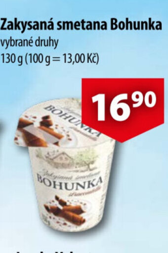 CBA Zakysaná smetana Bohunka nabídka